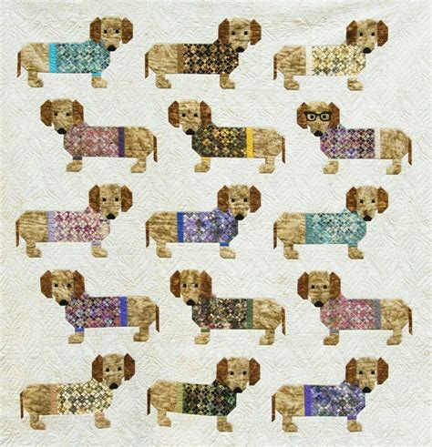 Dachshund Quilt Pattern Free These Patterns Use Crocheted Parts For