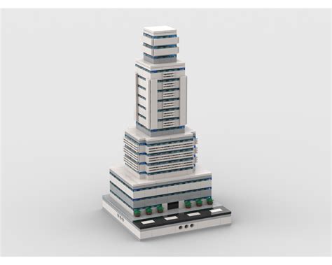 Moc Skyscraper Building 6 For Modular City How To Build It