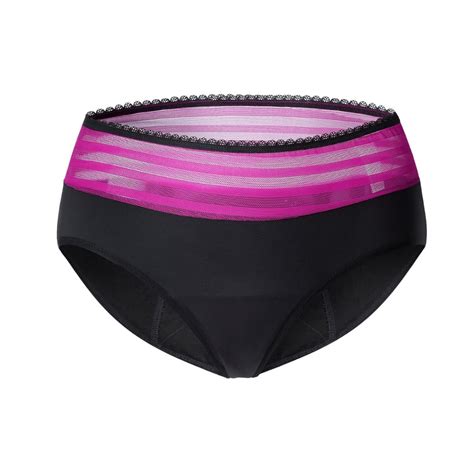 Custom Ladies Anti Bacterial Cotton Carbon 4 Layers Period Panties