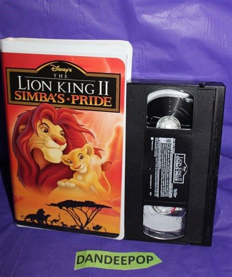 Walt Disney Vhs Lot The Lion King Lion King Ii Simba S Pride My Xxx Hot Girl