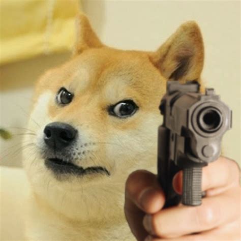 Doge Pointing Gun Meme Template Blank Template Imgflip