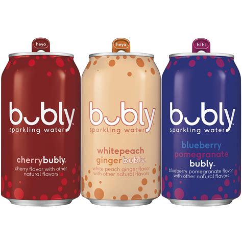 Buy Bubly Sparkling Water Red White And Blue Variety Pack 12 Fl Oz