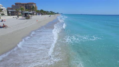 Aerial Footage Of Hollywood Beach Florida Usa Editorial Stock Image