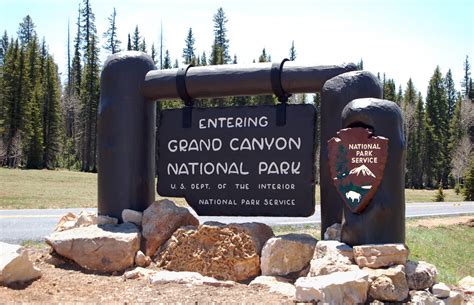 Grand Canyon National Park North Rim Entrance Sign 0053 Flickr