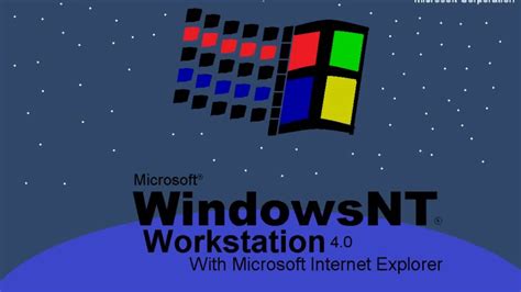 Windows Nt Workstation 40 Sound Custon Drawn Logos Youtube