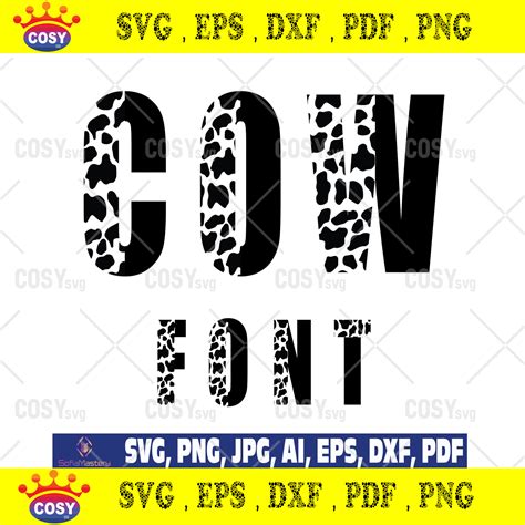 Cow Print Svg Cow Pattern Svg Cow Spots Svg Animal Print Svg