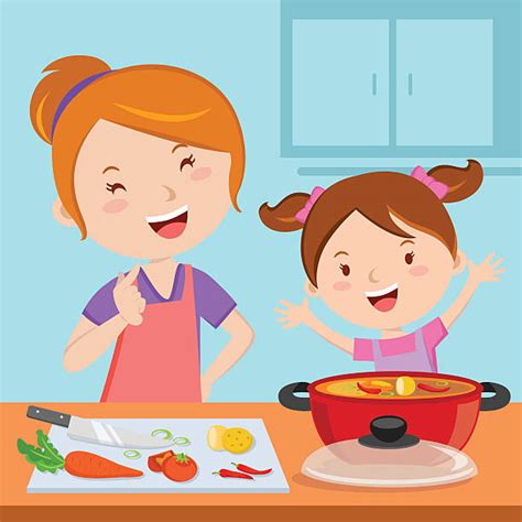6,965 lunch time clip art images on gograph. Mother cooking in the kitchen clipart 2 » Clipart Station