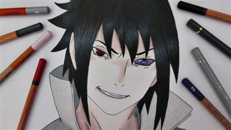 Sasuke Drawing With Rinnegan Sasukeuchiha Narutoshippuden Sasuke