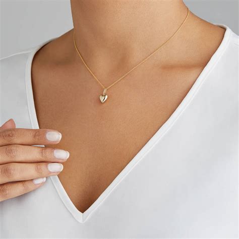 Gold Or Silver Delicate Heart Pendant Necklace By Lily Roo Notonthehighstreet
