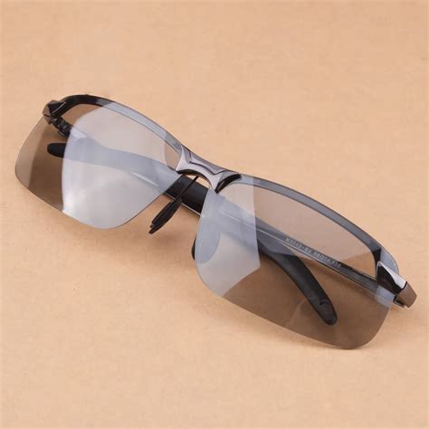 Buy Citall Black Uv400 Men Polarized Photochromic Transition Lens Sunglasses