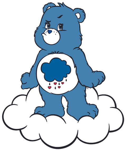 Grumpy Bear Care Bear Cartoons Customized Wall Decal Custom Vinyl