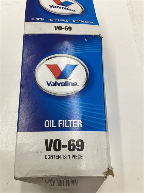 valvoline vo69 cross reference oil filters oilfilter