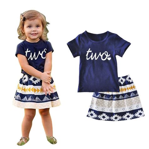 Summer Girls Clothes Outfits 2018 New Casual Children Clothing Sets
