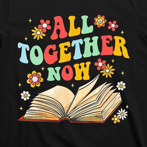 All Together Now Summer Reading Program 2023 Groovy T Shirt