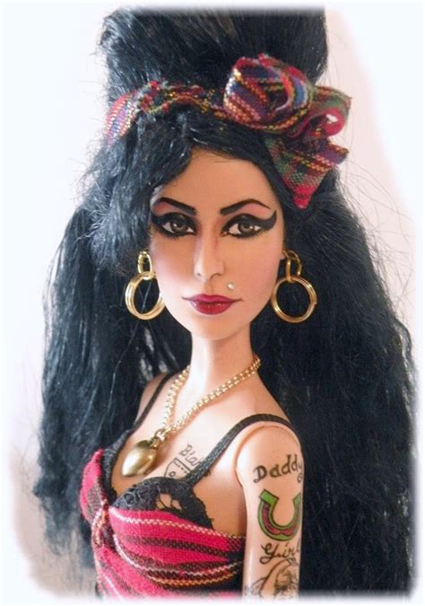 Unforgettable Amy Winehouse Barbie Doll Ooak From Bethboul Ebay