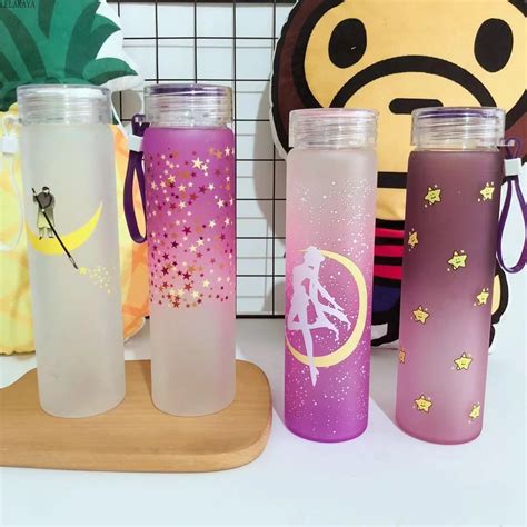 These Majestic Glass Starry Sky Sailor Moon Water Bottles Are A Must