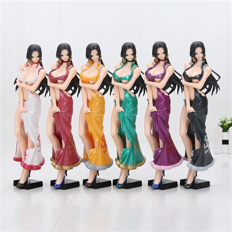 24cm New One Piece Boa Hancock Pvc Action Figure Toys Model Doll 6 Styles Can Choose In Action