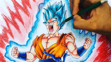 Como Dibujar A Goku Super Ssj Blue Kaioken X20 How To Draw Goku Ssj