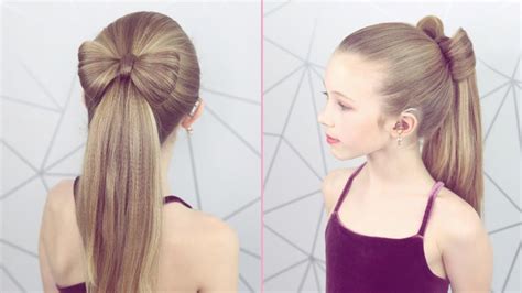 How To Do A Bow With Hair The Easy Way YouTube