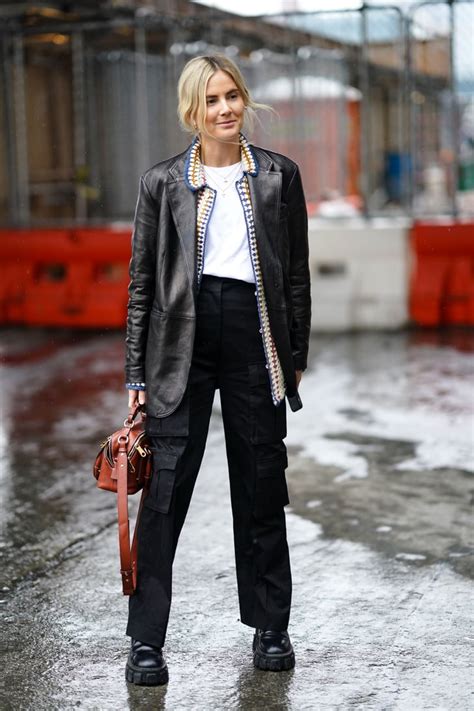 How To Style Black Cargo Pants Popsugar Fashion