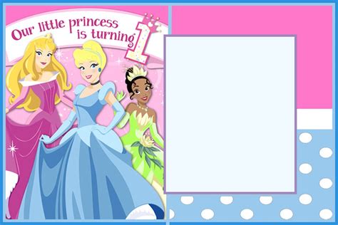 Princess First Birthday Invitation Template Invitations Online