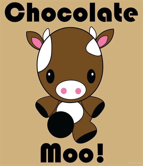 Chocolate Moo Kawaii Cow By Rooshoo On Deviantart