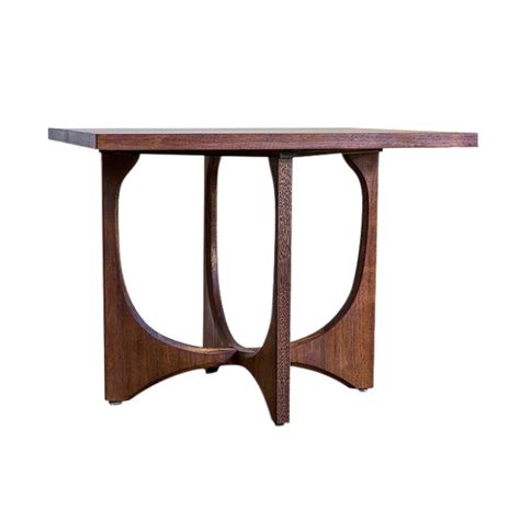 The broyhill brasilia 'cathedral' coffee table styled after the framework of oscar niemeyer's catedral metropolitana nossa senhora aparecida. Broyhill Brasilia Mid-Century Side Table | Chairish