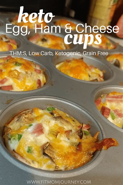 Keto Ham Egg Cups Fit Mom Journey