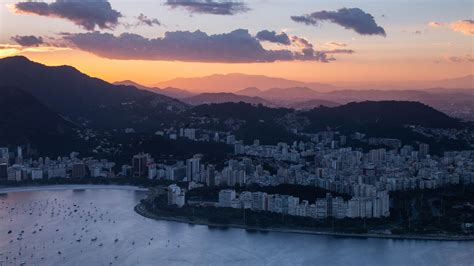 City Aerial View Clouds Rio De Janeiro Brazil 4k Hd Wallpaper