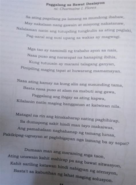 Tula Tungkol Sa Paggawa Ng Kabutihan Pagsulatizen