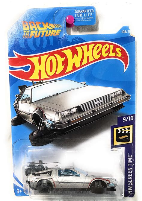 Buy Hot Wheels Hw Screen Time Back To The Future Time Machine