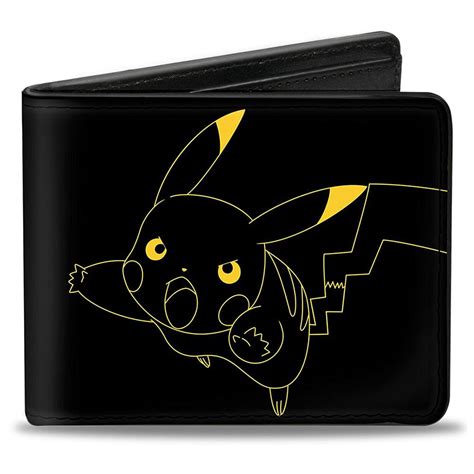 Pokémon Pokemon Pikachu Bifold Leather Id Credit Card Money Holder