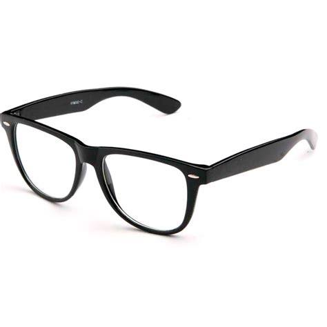 Fashion Retro Unisex Mens Womens Clear Lens Nerd Geek Glasses Eyewear 7795735141915 Ebay