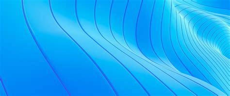 Waves Render Ultrawide Blue Abstract Cyan Hd Wallpaper Rare Gallery