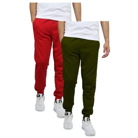 Gbh Galaxy By Harvic Mens Fleece Jogger Sweatpants 2 Pack And 3 Pack
