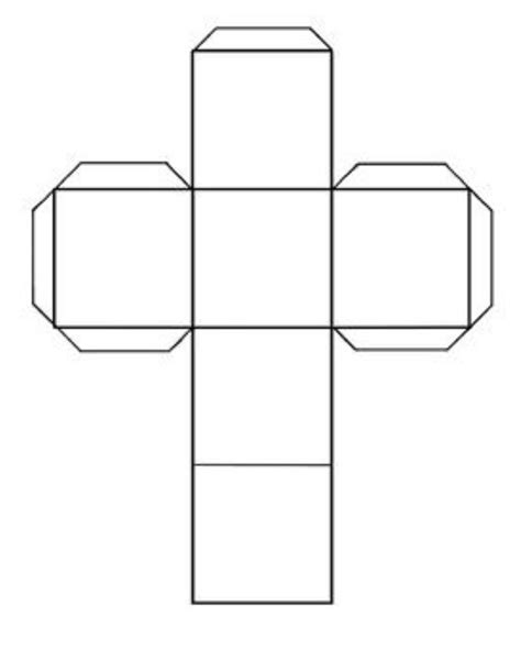 An Image Of A Cross Made Out Of Cubes
