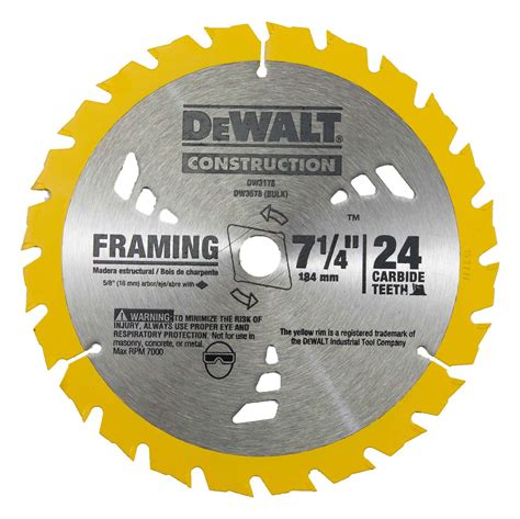Buy 5 X Dewalt Circular Saw Blades 7 14 24t Framing Carbide Thin Kerf