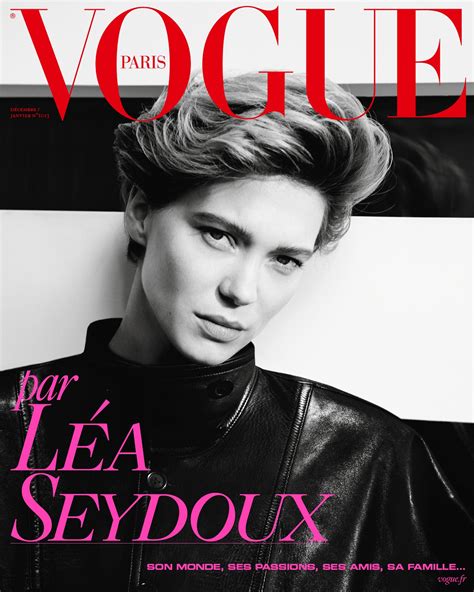 Léa Seydoux Invitée D Honneur Du Numéro De Noël 2020 De Vogue Paris Vogue France