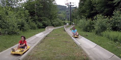 Summer Road Trips The Alpine Slide At Attitash