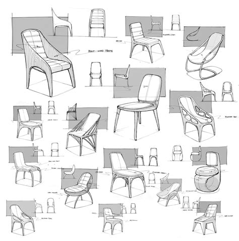 Design Sketch Chair Dibujos Industrial Design Sketch Design