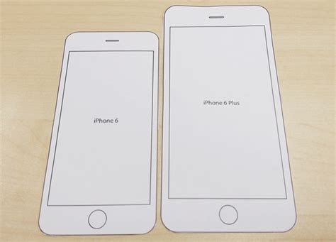 Print This Paper Template To Find Out How Each Iphone 6 Model Fits In