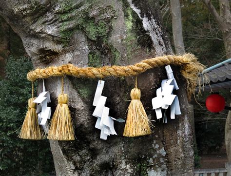 Shimenawa Sacred Ropes In Japan