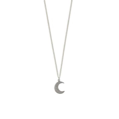 Aysu Mini Moon Crescent Necklace Pentagram Necklace Crescent