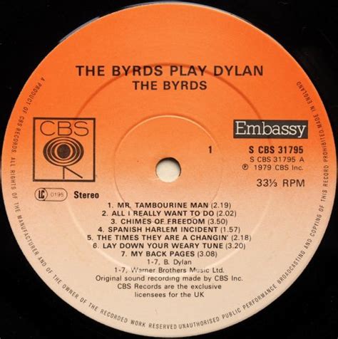 Byrds The The Byrds Play Dylan 中古レコード・中古cdのdisk Market中古盤 廃盤 レア盤