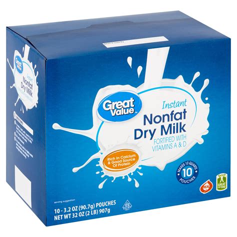 Carnation Nonfat Dry Milk Powder Nutrition