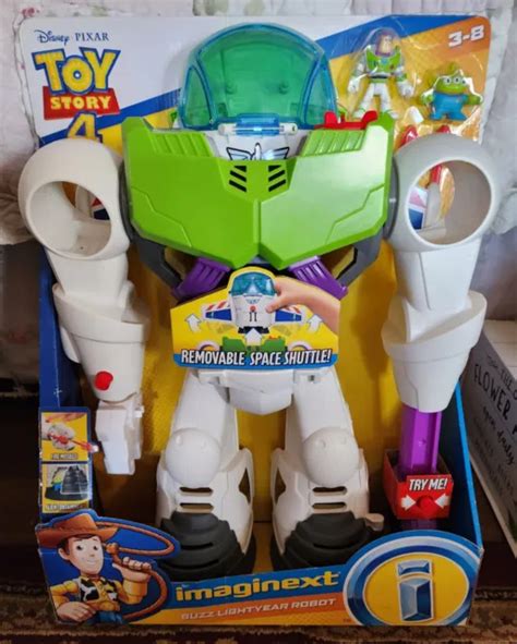Buzz Lightyear Robot Imaginext Disney Pixar Toy Story 4 New In Box