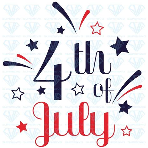 American July 4Th Independences Day Svg Files For Silhouette Files For