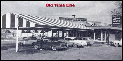 Old Time Erie Happy Days At The Home Drive In