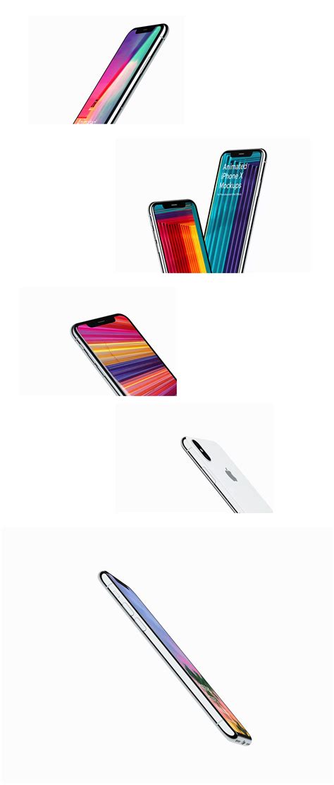 Animated Iphone X Mockups For Photoshop And Ae On Behance