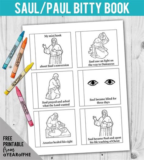 People still meet the resurrected jesus, just as genuinely, if not as dramatically, and this encounter still radically changes people. Year 02 / Lesson 22: Saul's Conversion | Bible crafts ...